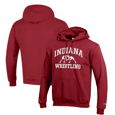 Indiana Hoosiers Champion Wrestling Icon Pullover Hoodie