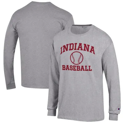 Indiana Hoosiers Champion Baseball Icon Long Sleeve T-Shirt
