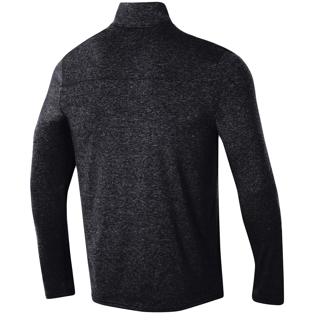 Men's Champion Heathered Black Indiana Hoosiers Field Day Team Quarter-Zip Jacket