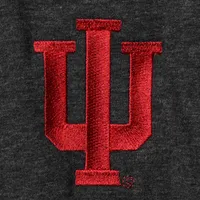 Men's Champion Heathered Black Indiana Hoosiers Field Day Team Quarter-Zip Jacket