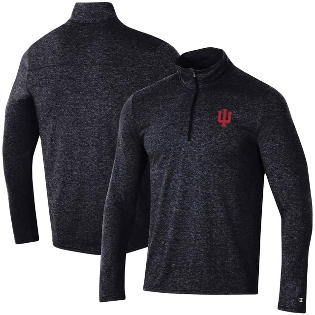 Veste Homme Champion Heathered Black Indiana Hoosiers Field Day Team Quarter-Zip