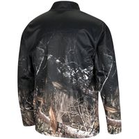 Men's Colosseum Black/Realtree Camo Indiana Hoosiers Creek Quarter-Zip Jacket