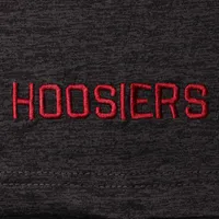 Men's Colosseum Black Indiana Hoosiers Big & Tall Down Swing Polo