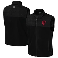Gilet zippé intégral Colosseum Black Indiana Hoosiers Block The Sun pour homme