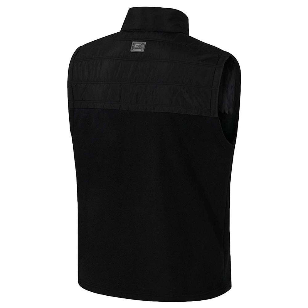 Gilet zippé intégral Colosseum Black Indiana Hoosiers Block The Sun pour homme