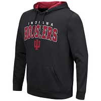 Pull à capuche Colosseum Black Indiana Hoosiers Resistance pour hommes