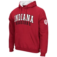 Sweat à capuche double arche Colosseum Crimson Indiana Hoosiers pour homme