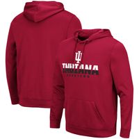 Men's Colosseum Crimson Indiana Hoosiers Lantern Pullover Hoodie