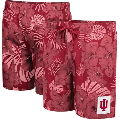 Indiana Hoosiers Colosseum The Dude Swim Shorts - Crimson