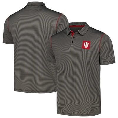 Men's Colosseum  Gray Indiana Hoosiers Cameron Polo