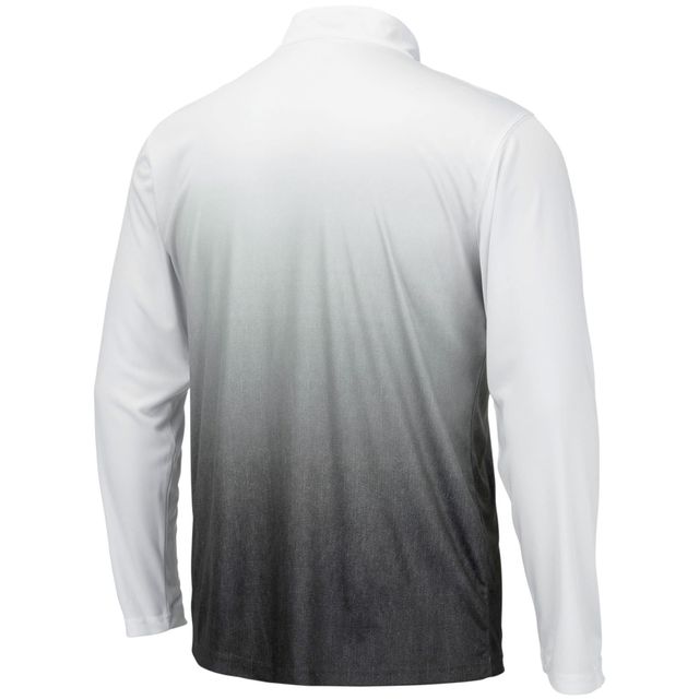 Colosseum Grey Indiana Hoosiers Magic Team Logo Veste à quart de zip pour homme