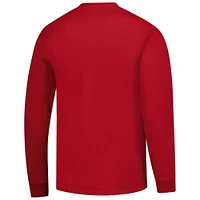 Men's Crimson Indiana Hoosiers Logo Long Sleeve T-Shirt