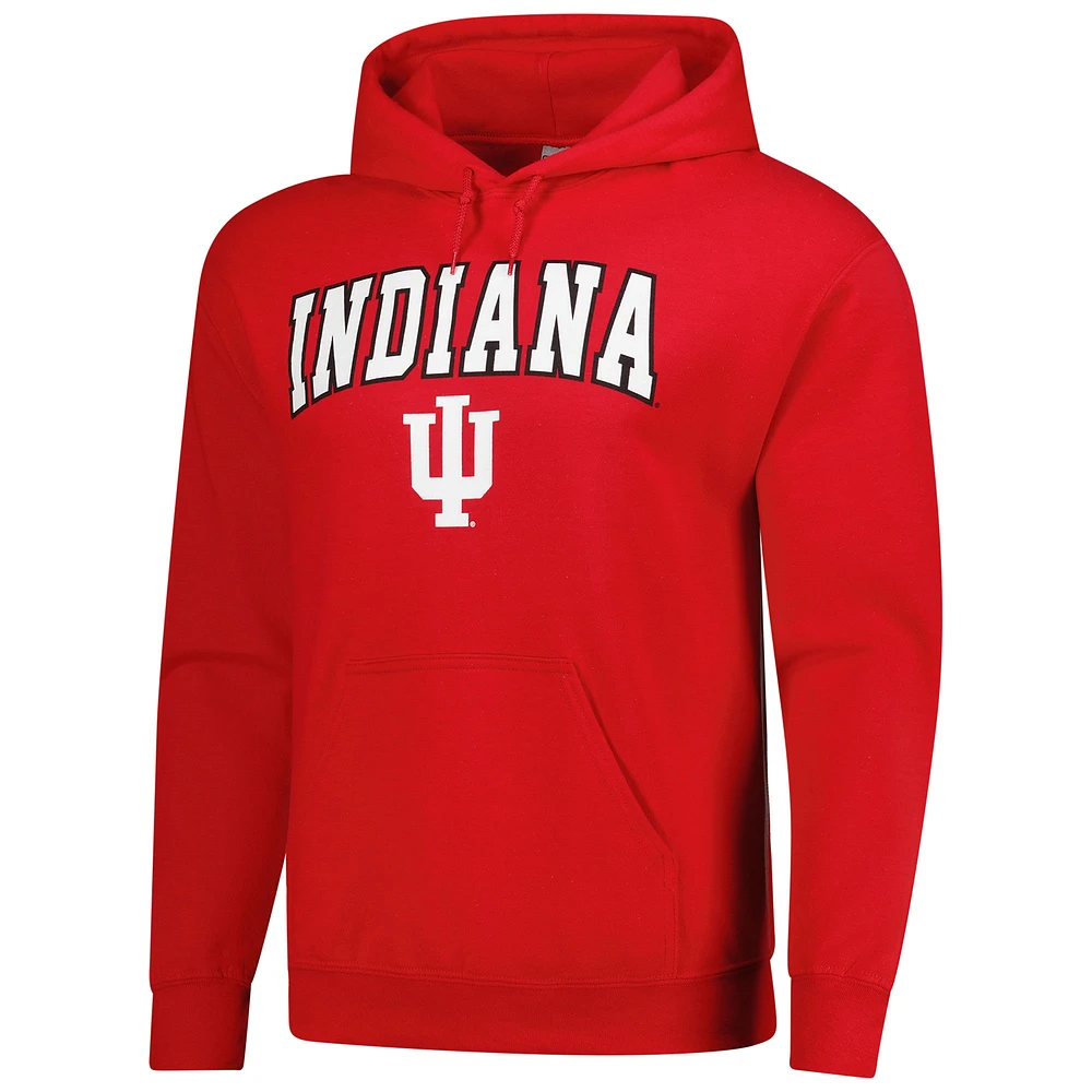 Men's Crimson Indiana Hoosiers Pullover Hoodie