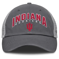 Men's Fanatics Charcoal Indiana Hoosiers Ionic Trucker Adjustable Hat