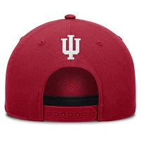 Men's Fanatics Crimson Indiana Hoosiers Foul Ball Rope Adjustable Hat
