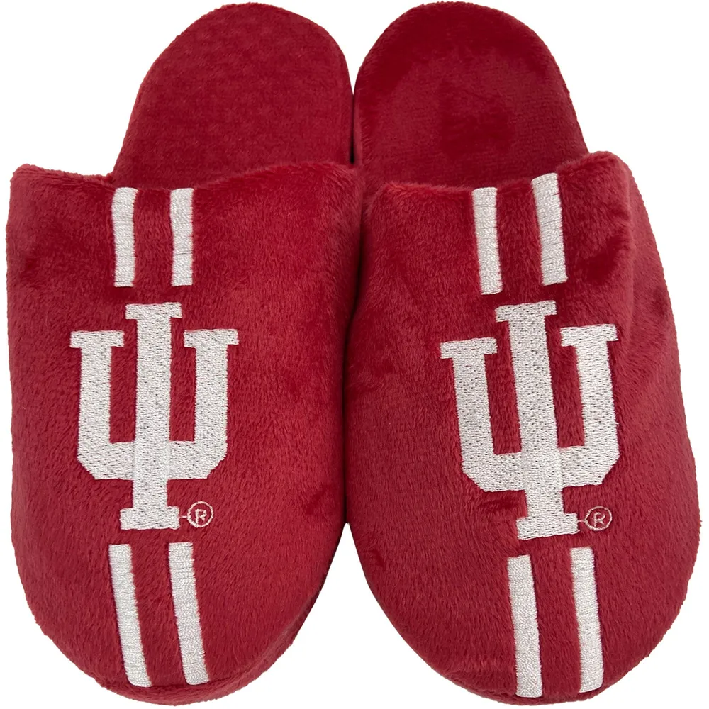 Indiana Hoosiers FOCO Striped Team Slippers