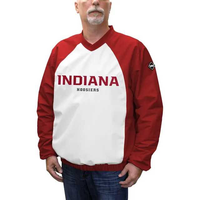 Men's Franchise Club Crimson Alabama Crimson Tide Members Windshell V-Neck  Pullover Jacket