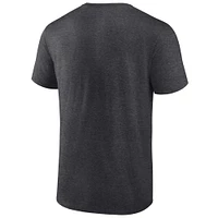 Men's Heather Charcoal Indiana Hoosiers Arch T-Shirt