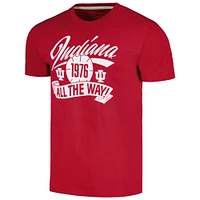 Men's Homefield Crimson Indiana Hoosiers "All the Way!" T-Shirt