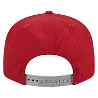 Casquette Snapback 9FIFTY New Era Crimson Indiana Hoosiers Game Day pour hommes