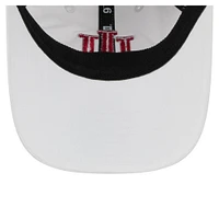 Casquette ajustable New Era blanche Indiana Hoosiers Active Ripstop 9TWENTY pour homme