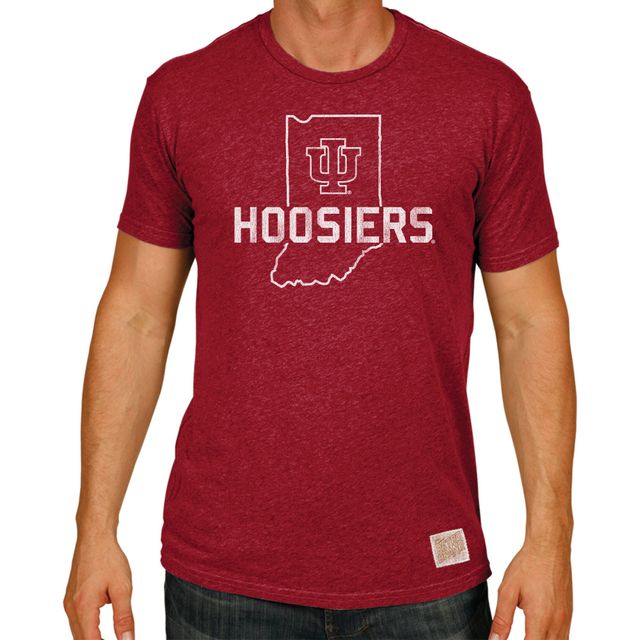 T-shirt pour homme Original Retro Brand Crimson Indiana Hoosiers Big & Tall Mock Twist