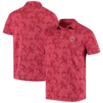 Tommy Bahama Crimson Indiana Hoosiers Palmetto Palms Polo pour homme