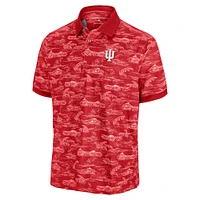 Men's Tommy Bahama Crimson Indiana Hoosiers Sport Bay View IslandZone Polo