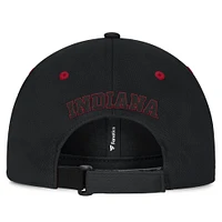 Casquette réglable Top of the World Black Indiana Hoosiers pour hommes