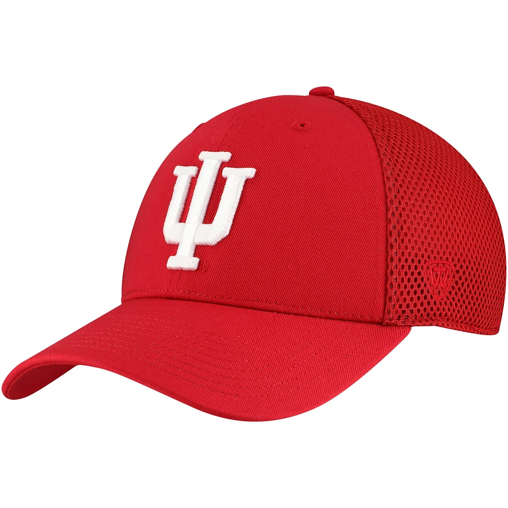 Men's Top of the World Crimson Indiana Hoosiers Spacer Flex Hat