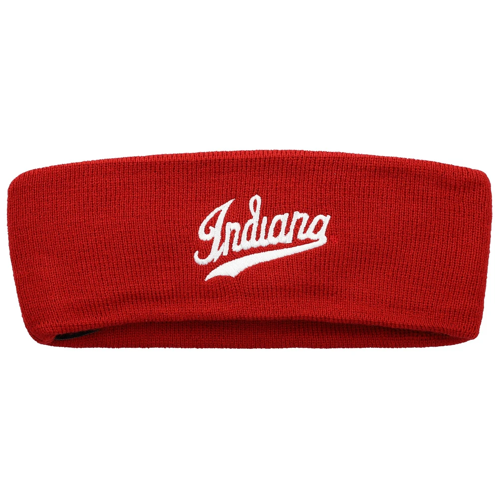 Bandeau tricoté pour homme avec logo de l'équipe des Indiana Hoosiers, couleur cramoisie Top of the World