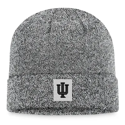 Indiana Hoosiers Top of the World Cuffed Knit Hat - Heather Black