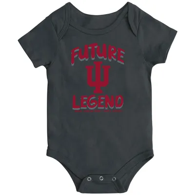 Indiana Hoosiers Colosseum Newborn & Infant Core Bodysuit - Black