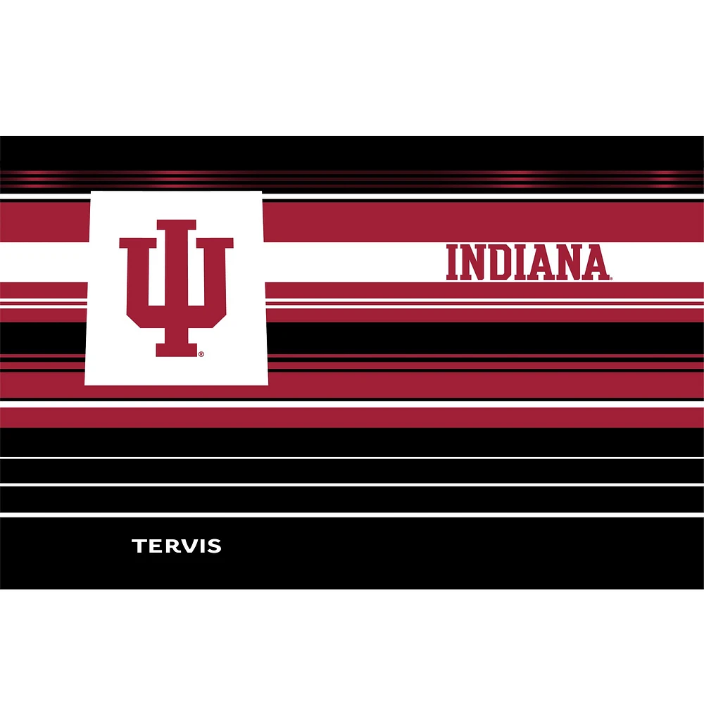 Tervis Indiana Hoosiers 30oz. Gobelet en acier inoxydable à rayures Hype