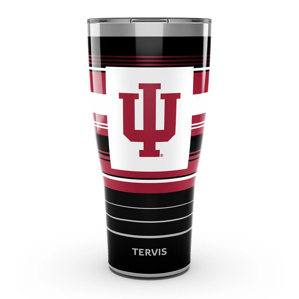 Tervis Indiana Hoosiers 30oz. Gobelet en acier inoxydable à rayures Hype