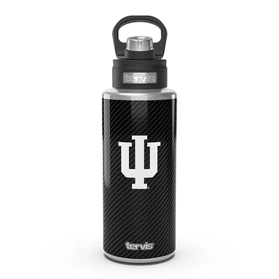 Tervis Indiana Hoosiers 32oz. Bouteille d'eau à large goulot en fibre de carbone