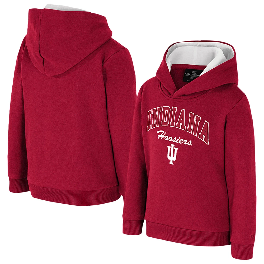 Toddler Colosseum Crimson Indiana Hoosiers Centauri Pullover Hoodie