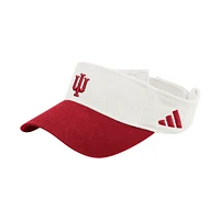 Visière ajustable unisexe adidas blanche Indiana Hoosiers Dugout