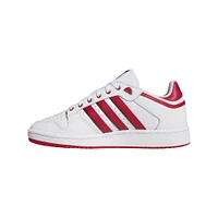 Chaussures de basket-ball unisexes adidas Indiana Hoosiers Centennial 85 Low blanches/cramoisies