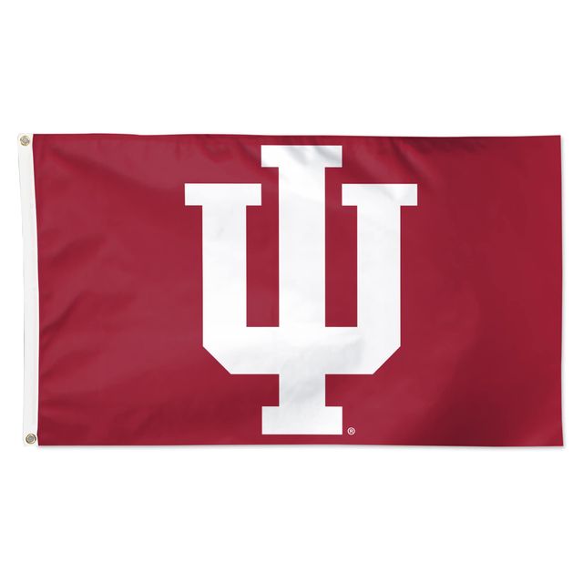 WinCraft Indiana Hoosiers 3' x 5' Drapeau simple face avec logo principal