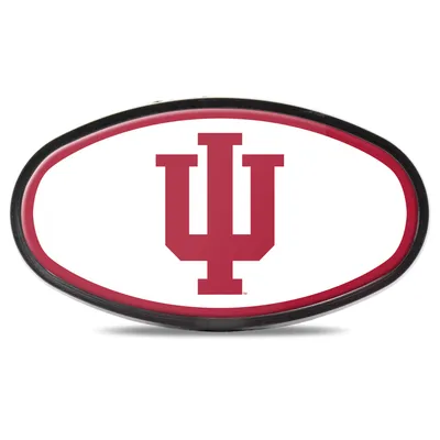 WinCraft Indiana Hoosiers Oval Color-Covered Hitch Cover