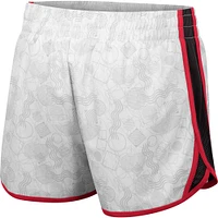 Women's Colosseum White Indiana Hoosiers The Plastics Geo Print Shorts