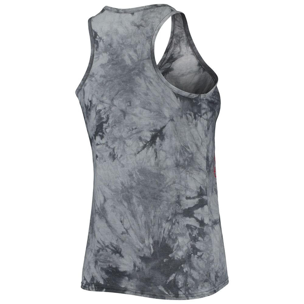 Women's Concepts Sport Charcoal Indiana Hoosiers Billboard Tie-Dye Tank Top & Shorts Set