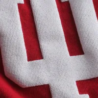 T-shirt surdimensionné en jersey Indiana Hoosiers Spirit pour femme cramoisi