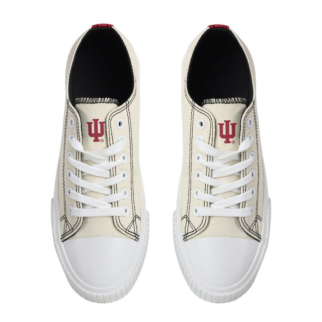 Chaussures en toile FOCO Indiana Hoosiers pour femmes, crème