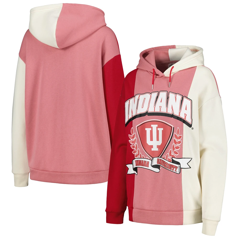 Sweat à capuche Gameday Couture Crimson Indiana Hoosiers Hall of Fame pour femme