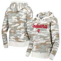 Women's Pressbox Camo Indiana Hoosiers San Pablo Pullover Hoodie