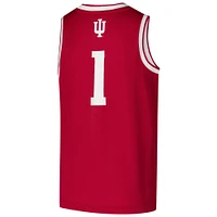 Youth adidas #1 Crimson Indiana Hoosiers Swingman Jersey