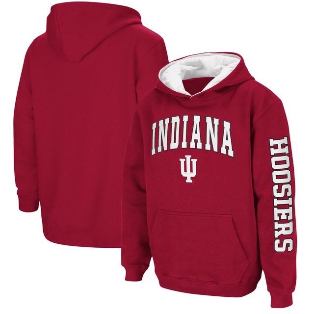 Sweat à capuche Colosseum Crimson Indiana Hoosiers 2-Hit Team pour jeune