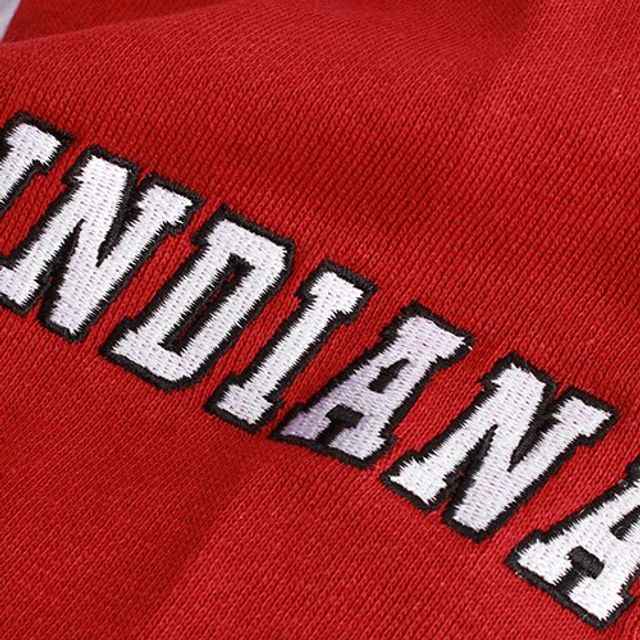 Sweat à capuche avec gros logo Indiana Hoosiers pour jeunes Stadium Athletic Crimson